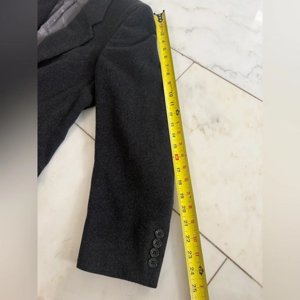 Gianfranco Ruffini Cashmere Blend Charcoal Gray W/ gray Lining Mens Suit Jacket